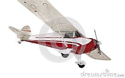 Small Vintage Tail-wheel Airplane Isolated Stock Photo - Image: 26564440