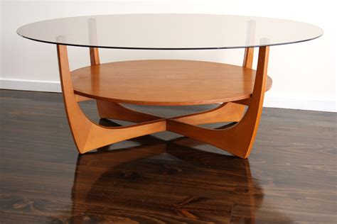 Mid Century Astro Teak and Glass Coffee Table Retro Vintage | 360 Modern Furniture