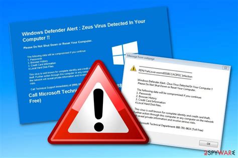 Remove “Windows Defender Alert: Zeus Virus” Tech Support Scam (Removal ...