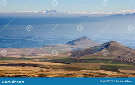 Lake Van stock photo. Image of hill, fields, mountain - 48926372