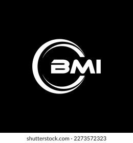 Bmi Letter Logo Design Illustration Vector Stock Vector (Royalty Free ...