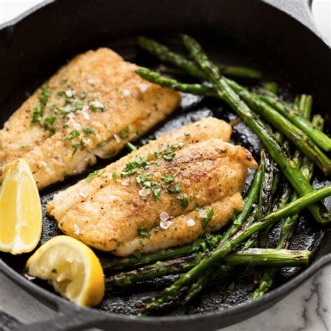 Lemon & Thyme Pan-Seared Perch - GreenStar