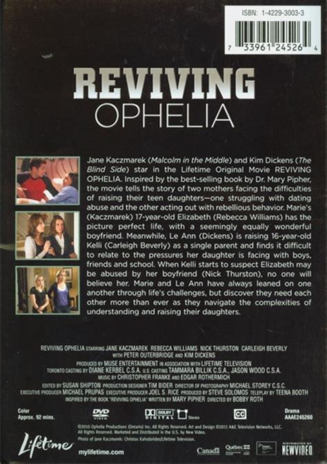 Reviving Ophelia (DVD 2010) | DVD Empire