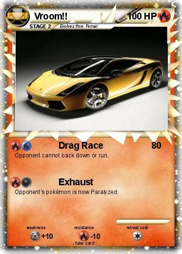 Pokémon Vroom 1 1 - Drag Race - My Pokemon Card