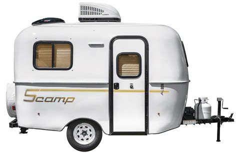 Scamp 13 Fiberglass Lightweight Travel Trailer Camper - Standard Layout 1 Big Bed - Scamp Trailers