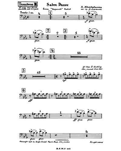 Sabre Dance Sheet Music by Aram Khachaturian | nkoda