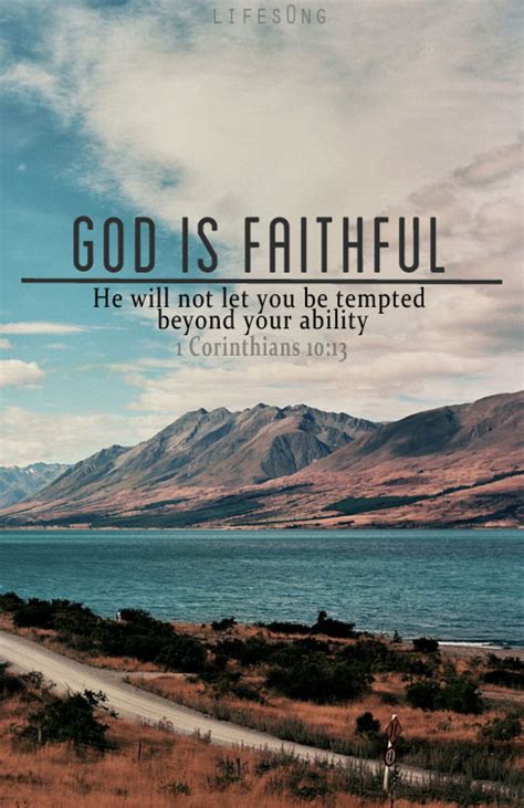 God is faithful - SermonQuotes