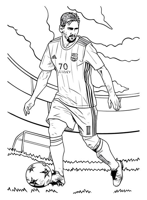 Los Mejores Dibujos De Messi Para Colorear | The Best Porn Website