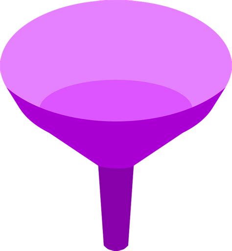 Purple Funnel clipart. Free download transparent .PNG | Creazilla
