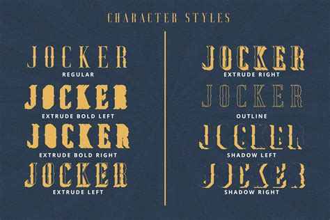 Jocker - Vintage Serif Font Family (194169) | Logo | Font Bundles