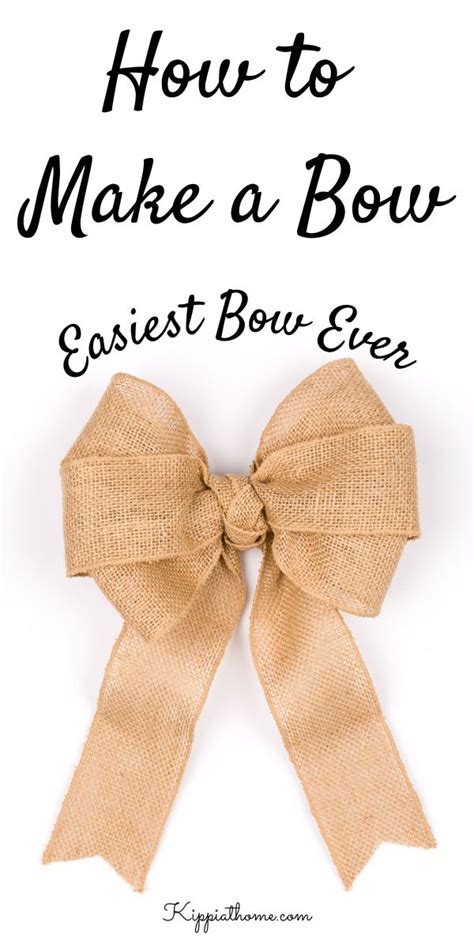 How to Make a Bow | How-to Video | Easy Step by Step | Diy wreath bow ...