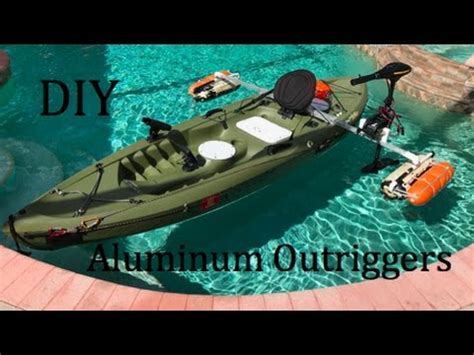 DIY Aluminum Kayak Outriggers - YouTube