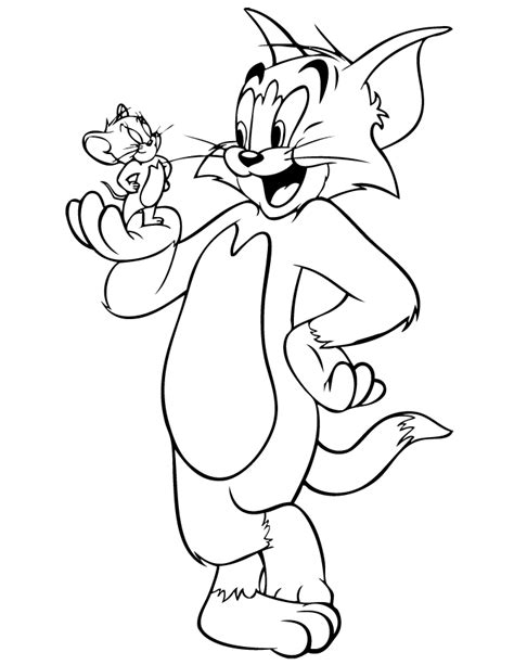 Pencil Drawings Tom And Jerry Coloring Pages