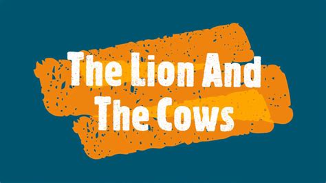 The Lion and the cows Story. Stories for Kids. Moral stories for kids. English stories for Kids ...