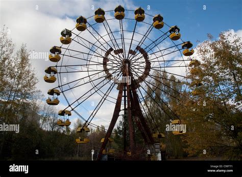 The Pripyat Ferris Wheel in the Pripyat Amusement Park Pripyat ...