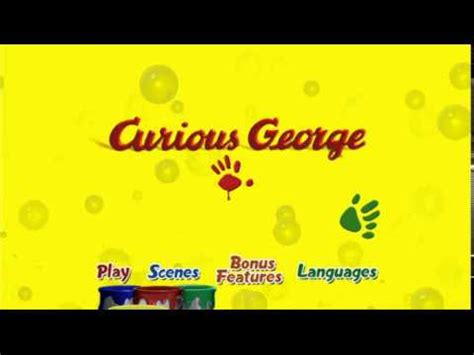 Curious George DVD Menu - YouTube