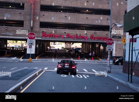 Battery Parking Garage near Battery Park, Manhattan, New York City Stock Photo, Royalty Free ...