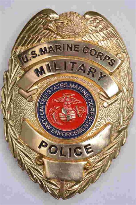 Obsolete U.S. Marine Corps Military Police Badge