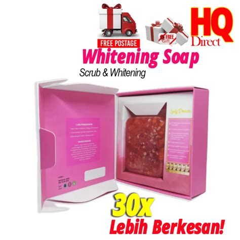 HOT !! SABUN LADY DREAM WHITENING SOAP 1 KOTAK Original Hq - [Wilya ...