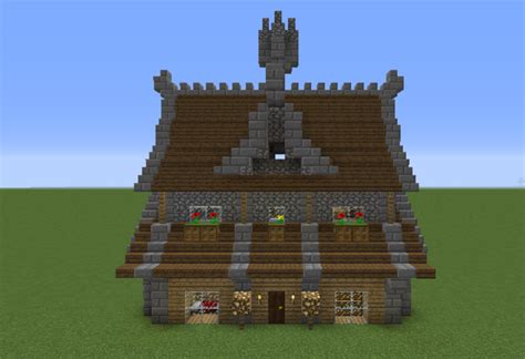 Nordic house, Minecraft houses, House