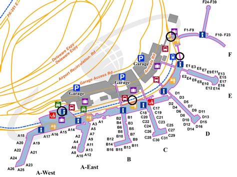 Map of phl airport