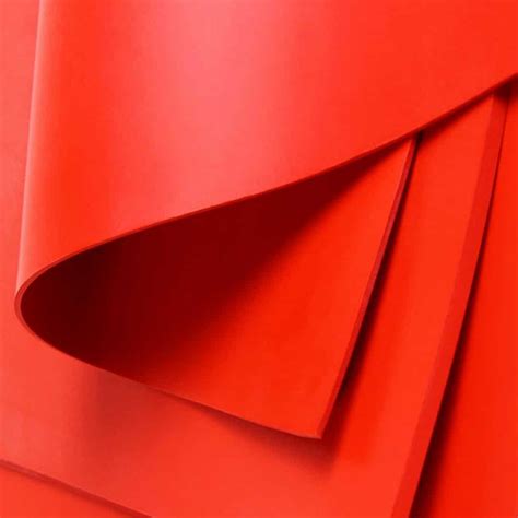 Red Silicone Rubber Sheet -60 Shore A - Duratuf Store