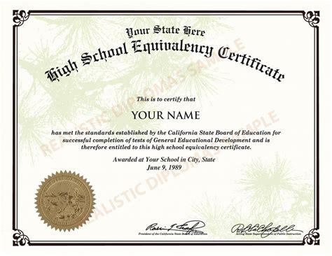 Ged certificate - urbanrety