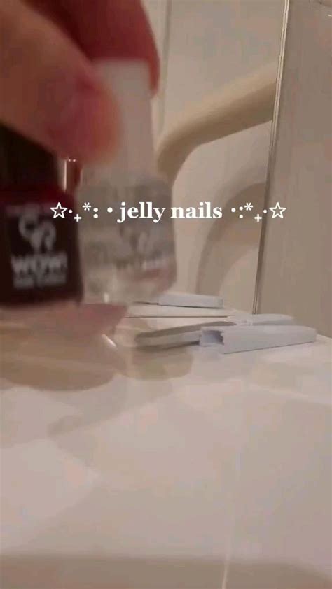 jelly nails♡ ⁠*⁠。 | Jelly nails, Pretty gel nails, Cute acrylic nails