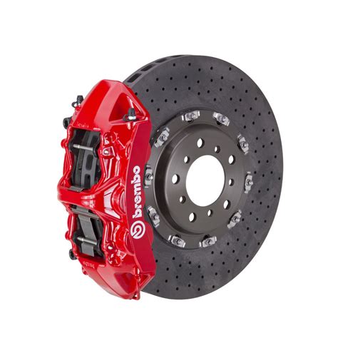 Brembo 1L9.9003A2 - Brake Kit, GT Series, Carbon Ceramic Drilled 380mm x 34 Rotor, Monobloc 6 ...