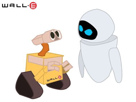 WALL-E and EVE by domobfdi on DeviantArt