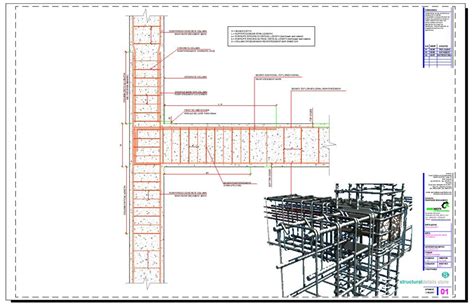 Reinforced Concrete Beam Column End Support Detail