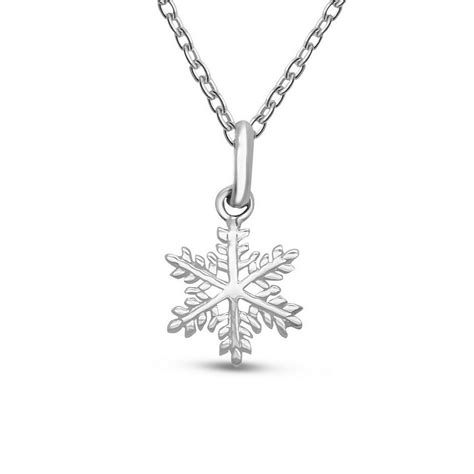 Snowflake Pendant - Silver Deal