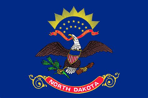 North Dakota State Flag – Backdropsource