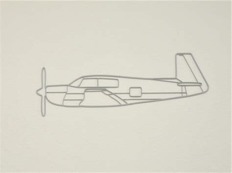 Mooney M20 J/K Airplane Silhouette Wall Art by SQ7700 | Download free ...