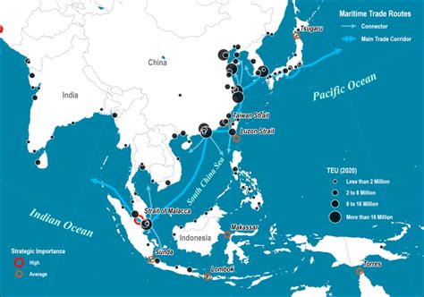 Shipping Lanes and Strategic Passages in Pacific Asia | Port Economics, Management and Policy