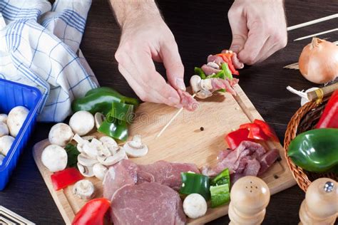 Meatsticks stock image. Image of fresh, indoor, mushroom - 11617513