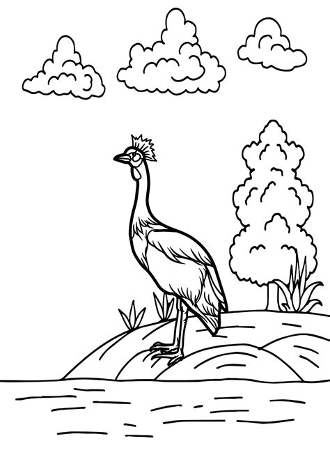 23 Crane Bird Coloring Pages - ColoringPagesOnly.com