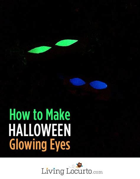 How to Make Glowing Eyes - Easy Halloween Haunted Decor