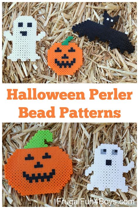 Halloween Perler Bead Patterns - Frugal Fun For Boys and Girls