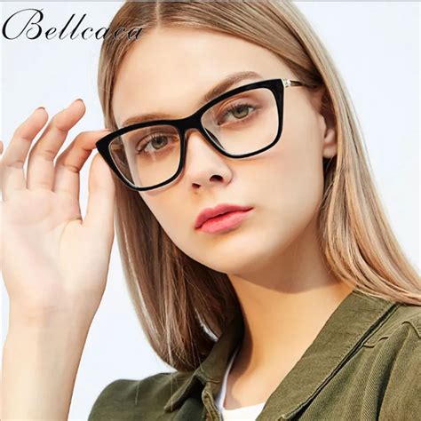 Bellacaca Protective Eyewear Computer Glasses Anti Blue Optical Myopia Glasses Frame Women ...