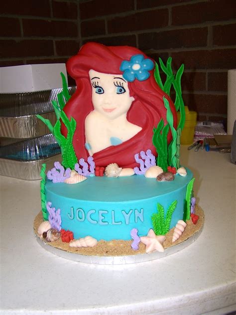 Ariel Under The Sea Cake - CakeCentral.com