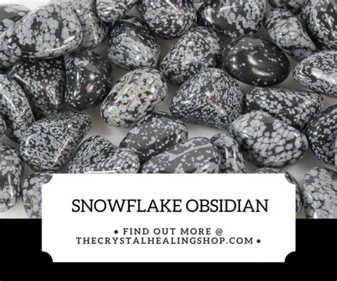 Snowflake Obsidian Crystal Healing Properties at The Crystal Healing Shop