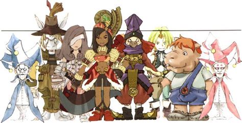 Characters Line-up - Characters & Art - Final Fantasy IX | Final ...