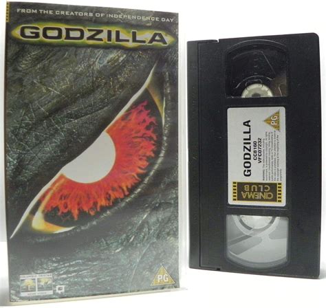 Amazon.com: Godzilla [VHS] : Matthew Broderick, Jean Reno, Maria Pitillo, Hank Azaria, Kevin ...