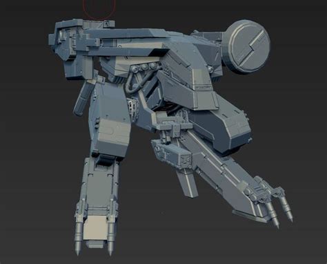 Metal Gear REX 3D model 3D printable | CGTrader