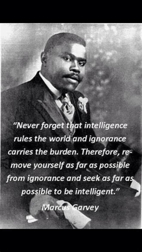 Marcus Mosiah Garvey | Black history quotes, History quotes, Wisdom quotes