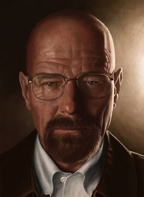 Digital painting Walter White (Heisenberg) Breaking Bad: "I am the one ...