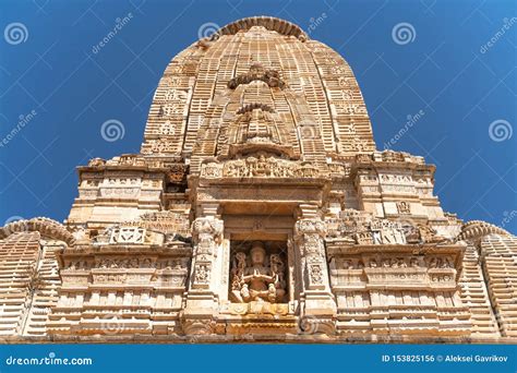 The Small Hindu Temple in India Stock Photo - Image of exterior, building: 153825156