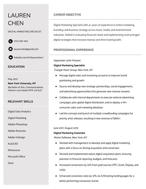 One Page Resume Templates & Writing Guide