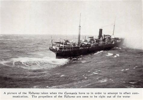 SS Volturno on Fire, North Atlantic October 1913 #OTD #MaritimeHistory